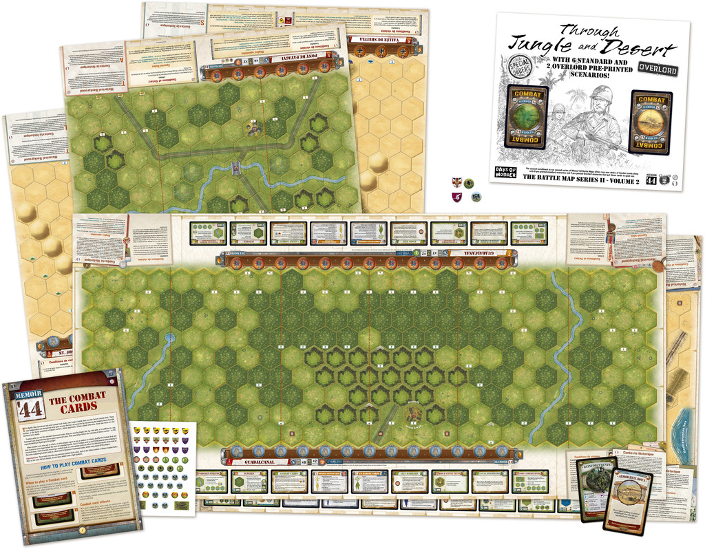 Memoir '44 : Battle Map Series 2 Volume 2 - Through Jungle and Desert Expansion